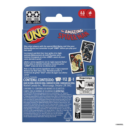 Uno Spider-man Classic Card Game (net) (c: 1-1-2)