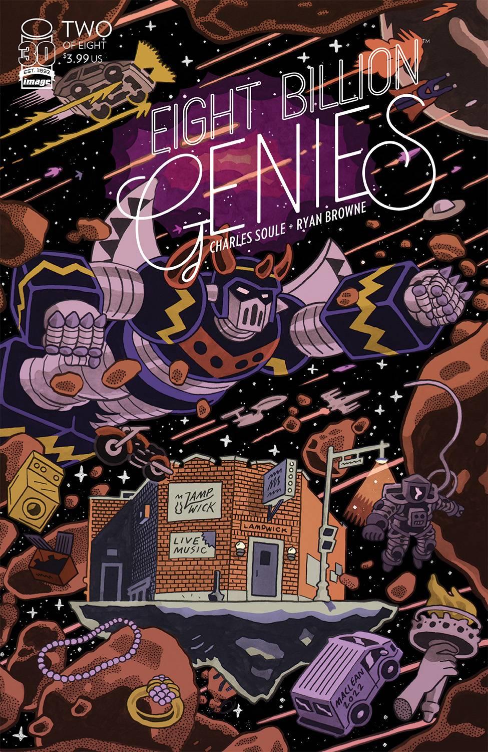 Eight Billion Genies #2 (of 8) Cvr B Maclean (mr) Image Comics Comic Book