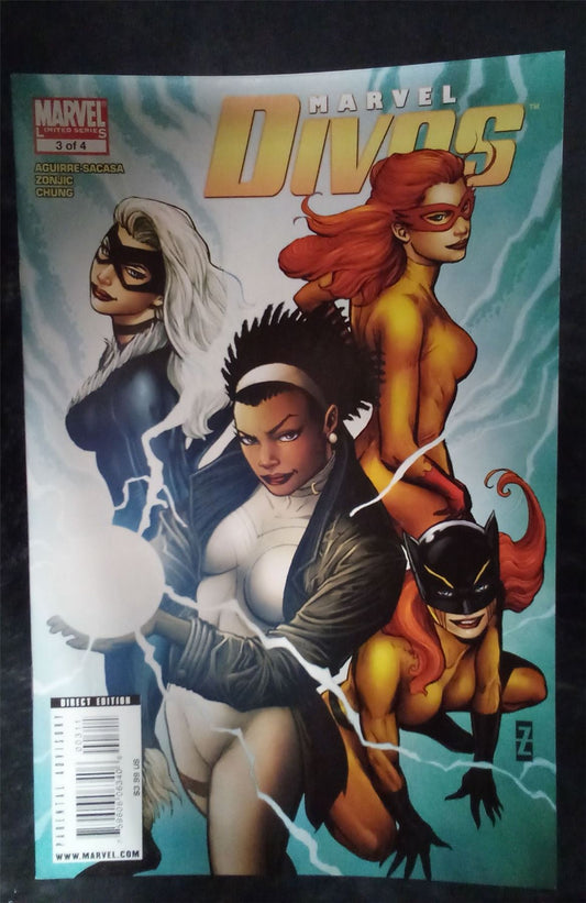 Marvel Comics Divas #3 2009 Marvel Comics Comic Book