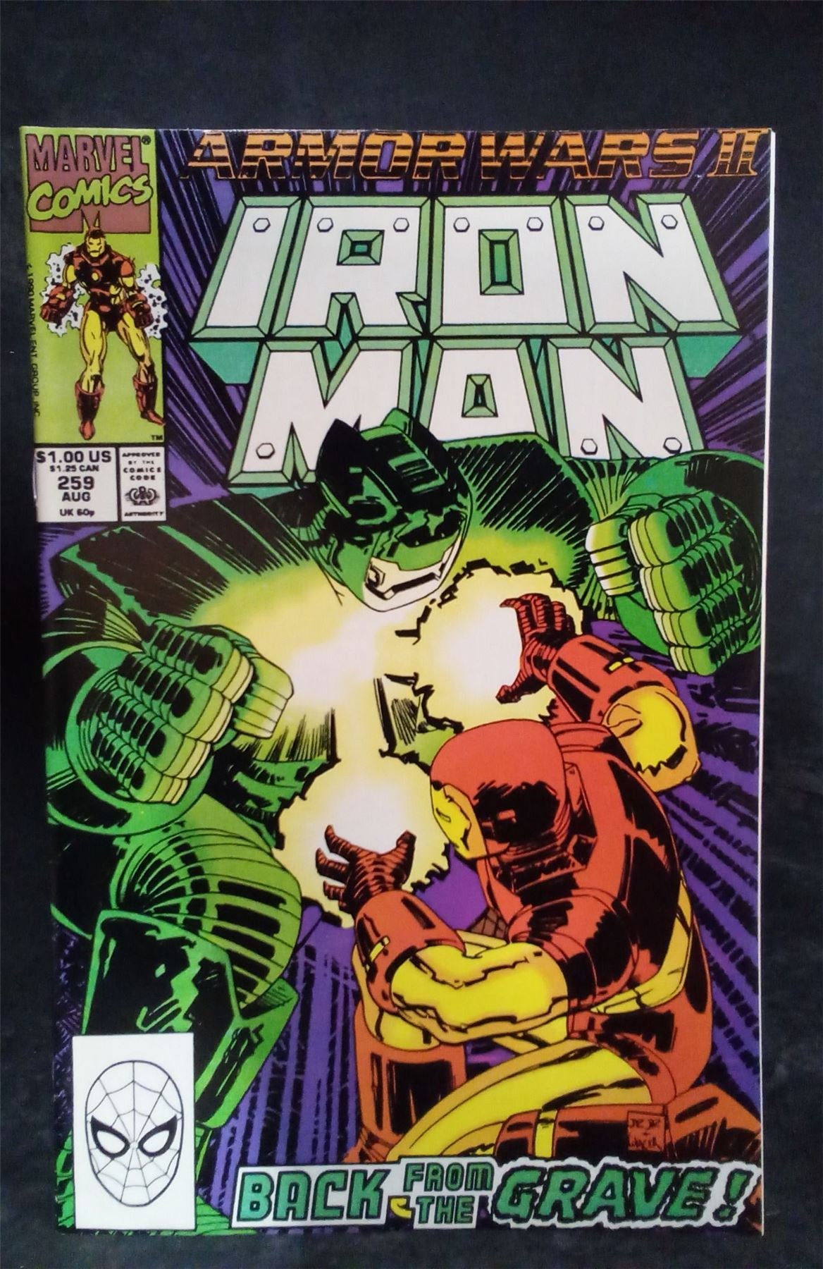 Iron Man #259 1990 Marvel Comics Comic Book