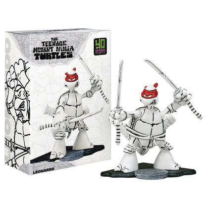 Tmnt Black & White Original Sketch Leonardo Px Action Figure