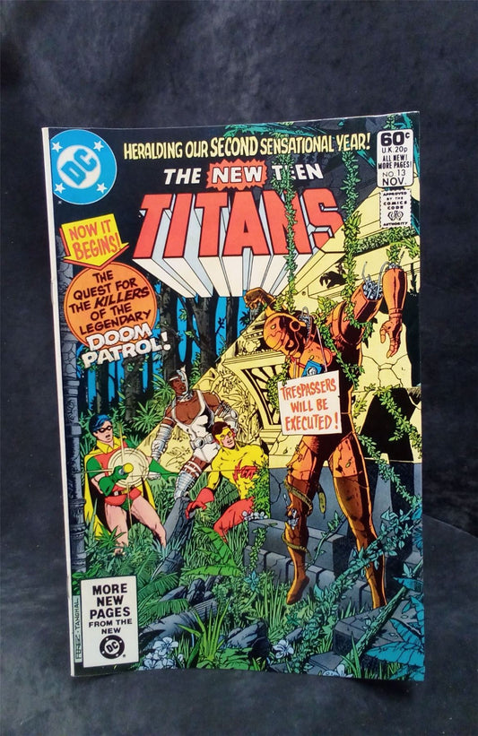 The New Teen Titans #13 1981 DC Comics Comic Book