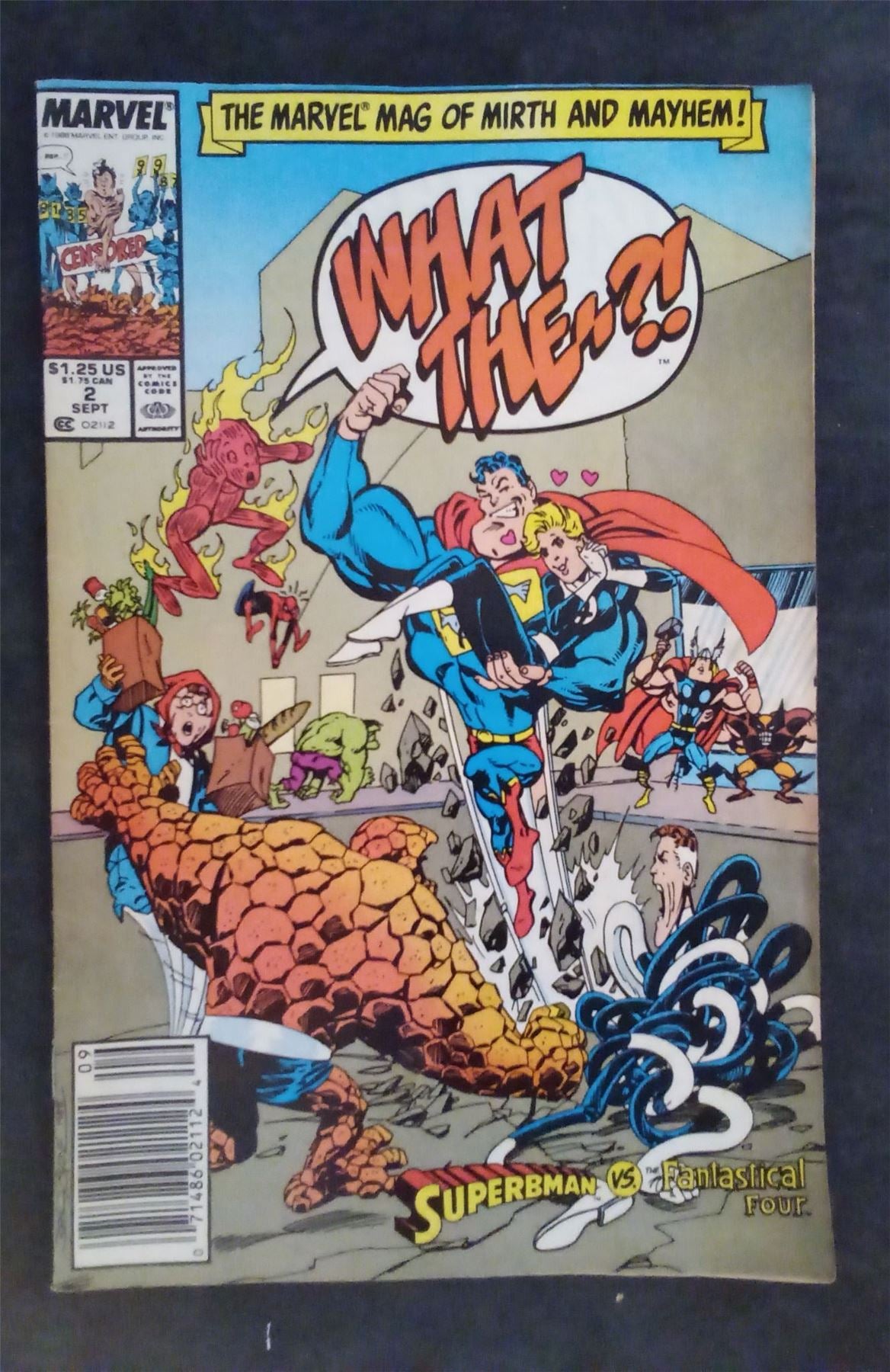 What The--?! #2 1988 marvel Comic Book