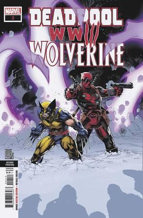 Deadpool Wolverine Wwiii #2 2nd Ptg Adam Kuber Var Marvel Prh Comic Book