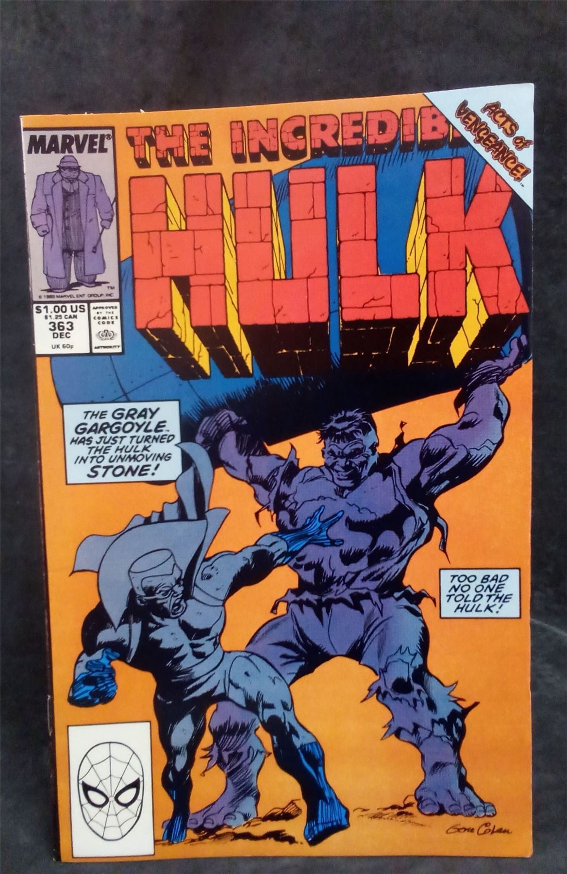 The Incredible Hulk #363 1989 Marvel Comics Comic Book