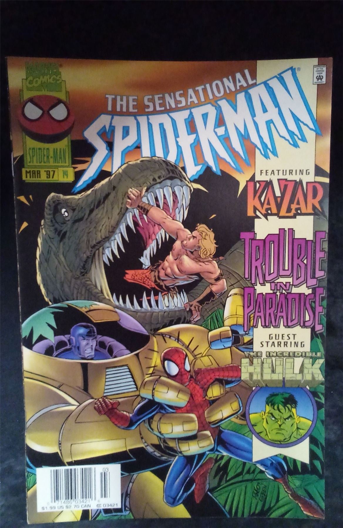The Sensational Spider-Man #14 1997 Marvel Comics Comic Book