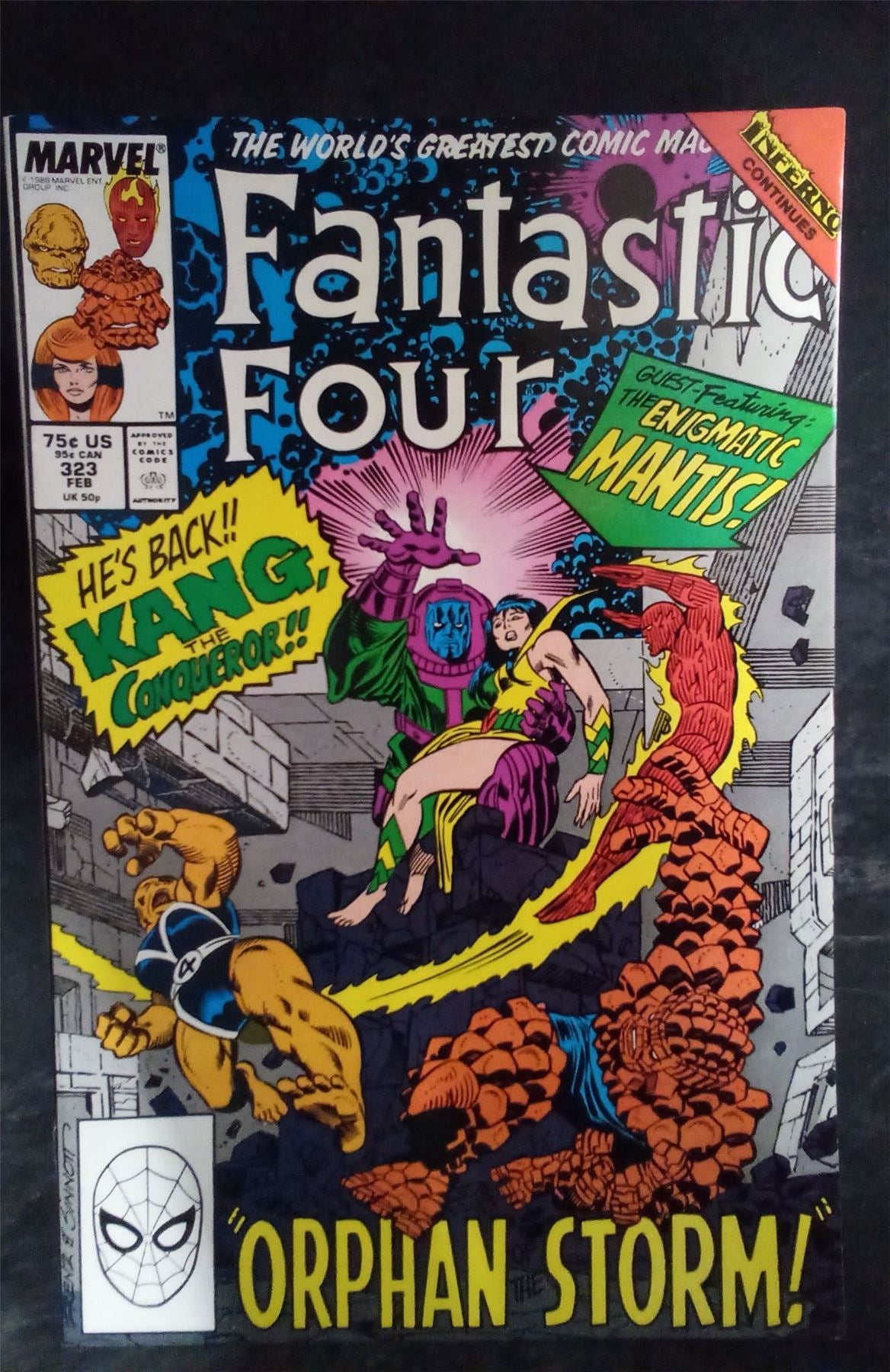 Fantastic Four #323 1989 Marvel Comics Comic Book