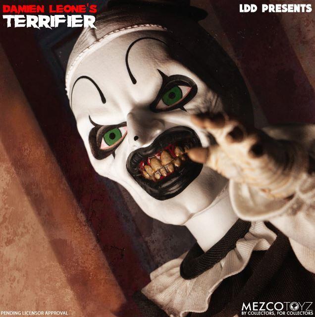 LDD Presents Terrifier: Art the Clown Doll Action Figure By Mezco Toyz
