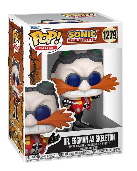 Funko Pop! Sonic the Hedgehog Dr. Eggman as Skeleton #1279 Vinyl Figure