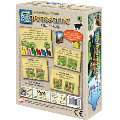 Carcassonne Exp 9: Hills and Sheep Board Game by Z-Man Games