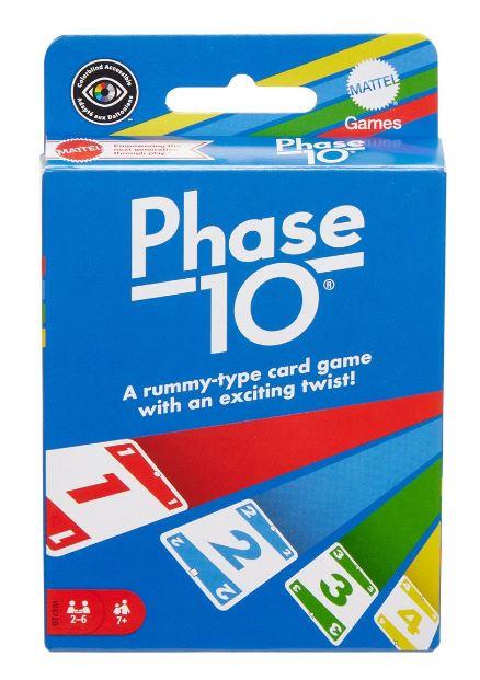 Phase 10 Card Game By Mattel Card Game