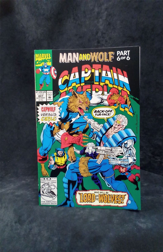 Captain America #407 1992 Marvel Comics Comic Book
