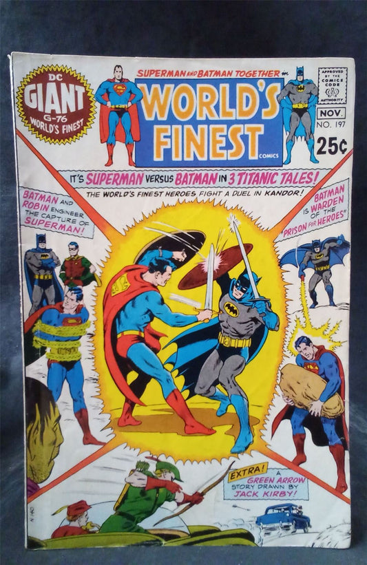 World's Finest Comics #197 1970 DC Comics Comic Book