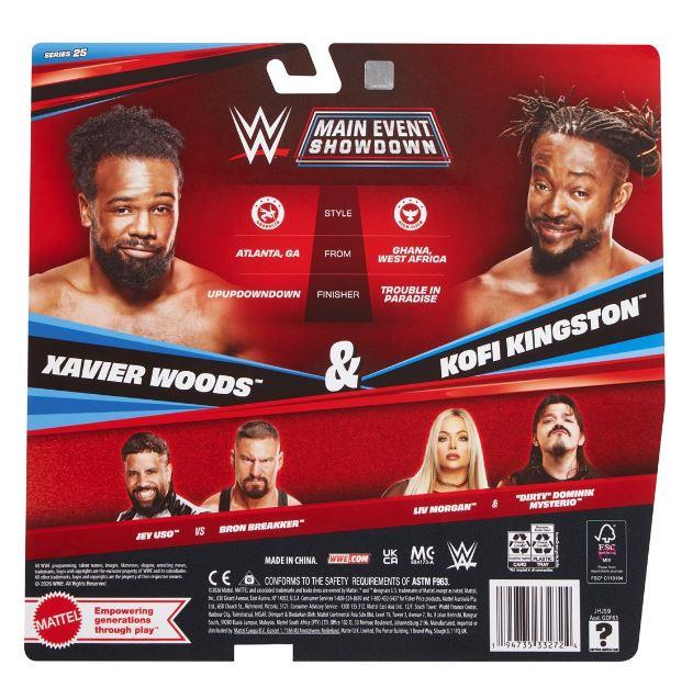 WWE Championship Showdown Series 25 Action Figure 2-Pack Kofi Kingston And Xavier Woods by Mattel