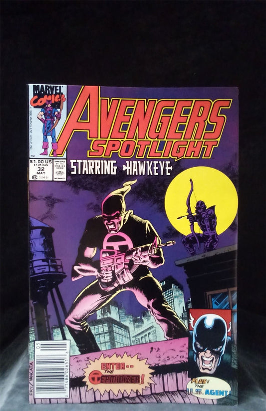 Avengers Spotlight #32 Newsstand Edition 1990 Marvel Comics Comic Book