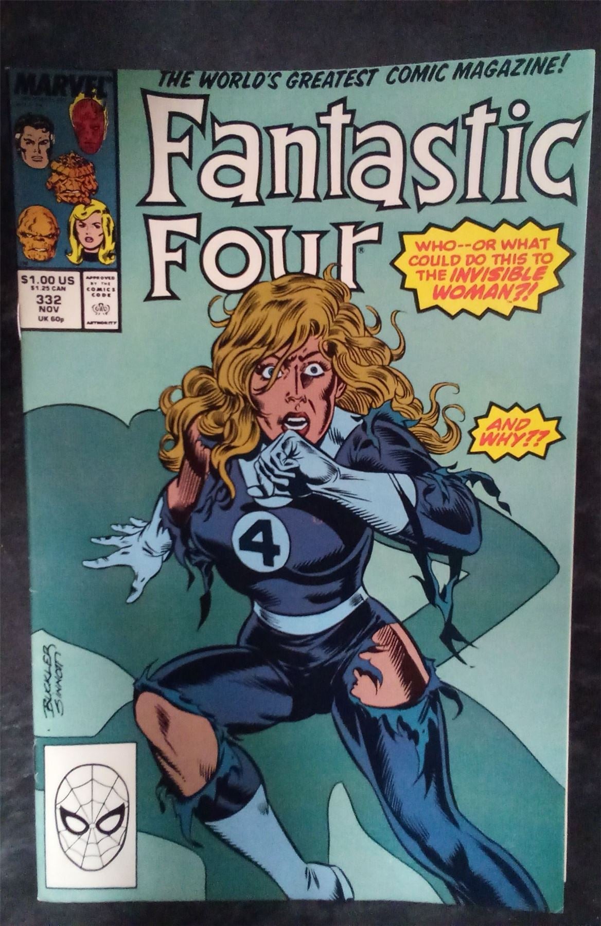 Fantastic Four #332 1989 Marvel Comics Comic Book