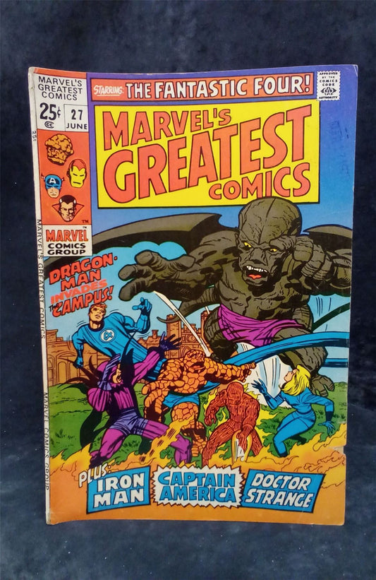 Marvel's Greatest Comics #27 1970 Marvel Comics Comic Book