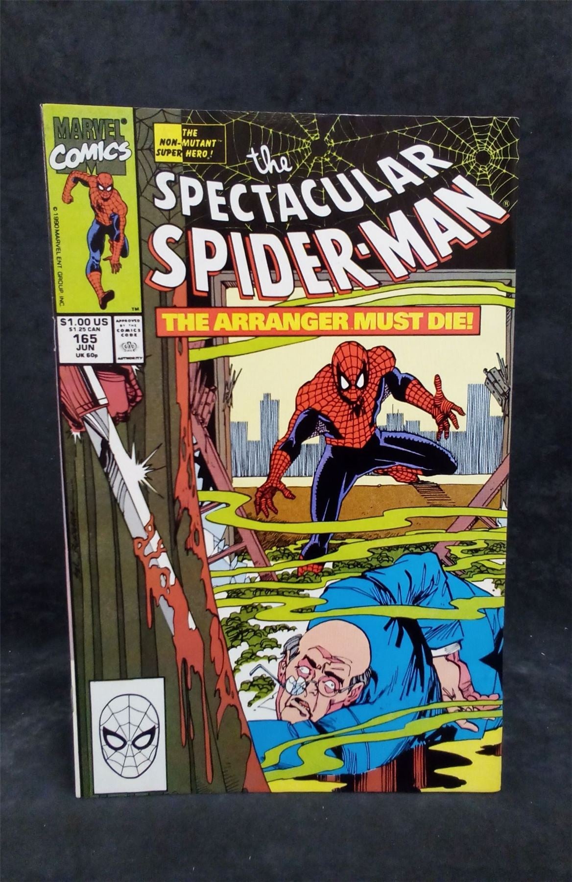 The Spectacular Spider-Man #165 1990 Marvel Comics Comic Book