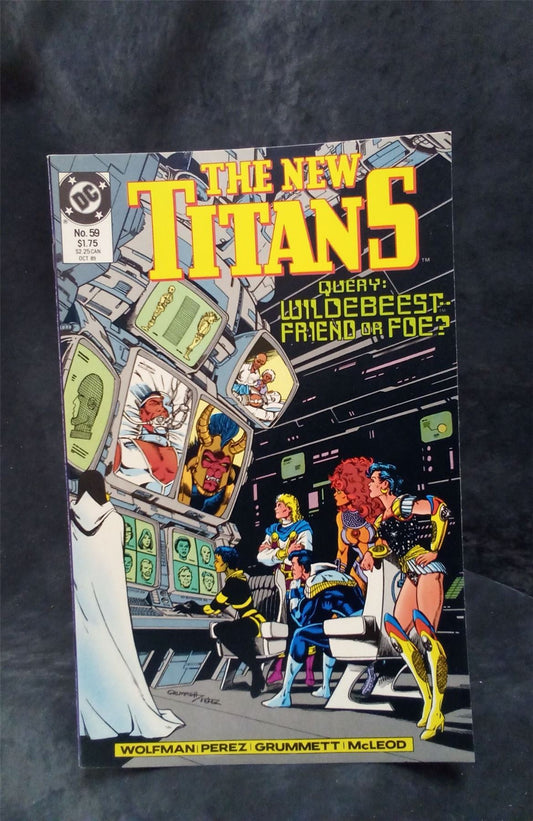 The New Titans #59 1989 DC Comics Comic Book
