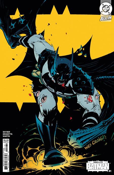 Absolute Batman #1 Cvr B Wes Craig Card Stock Var DC Comics Comic Book