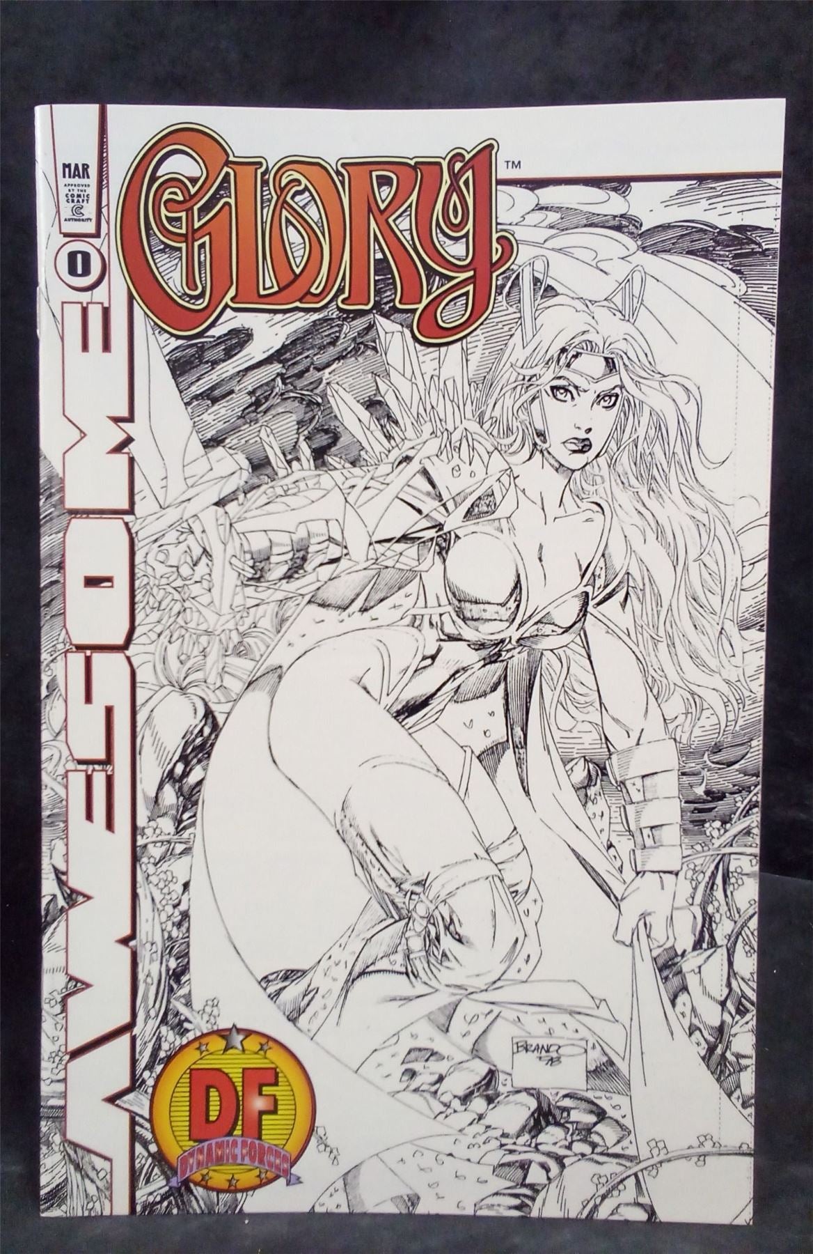 Glory #0 Dynamic Forces Sketch Cover 1999  Comic Book