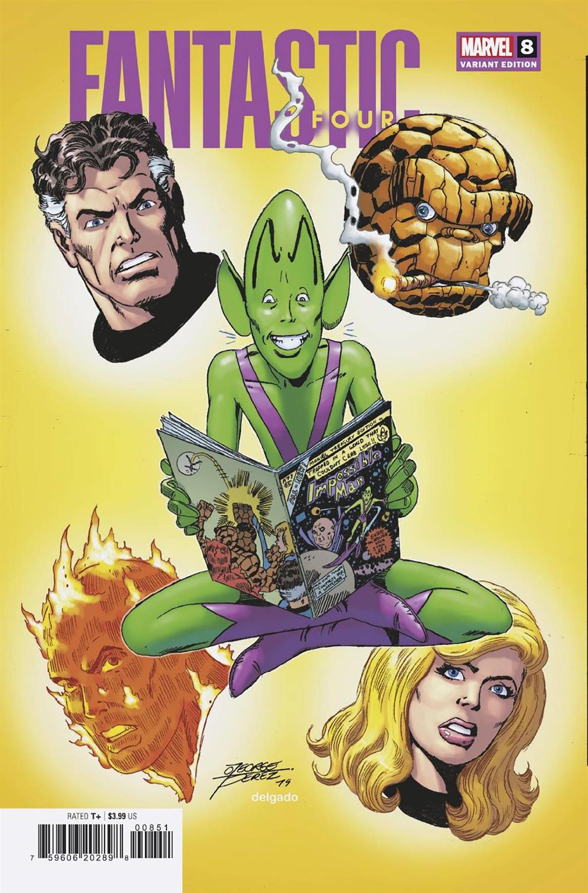 Fantastic Four #8 George Perez Var (George Perez Var) Marvel Prh Comic Book 2023