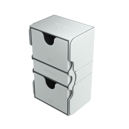 Stronghold Deck Box 200+ White TCG Gamegenic