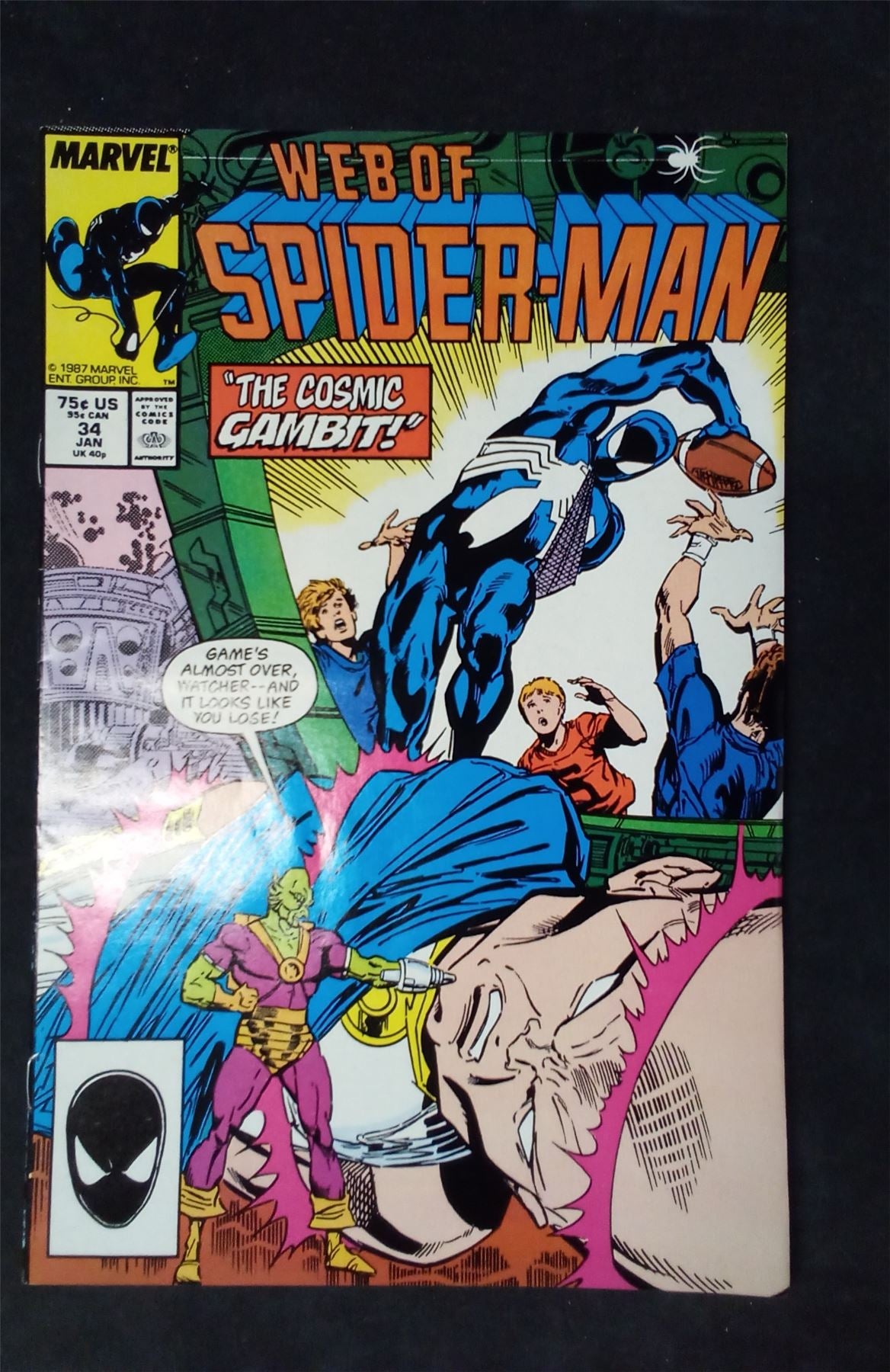 Web of Spider-Man #34 Direct Edition 1988 marvel Comic Book