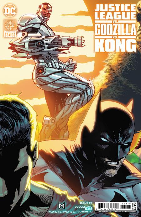 Justice League Vs Godzilla Vs Kong #3 Final Printing DC Comics Comic Book