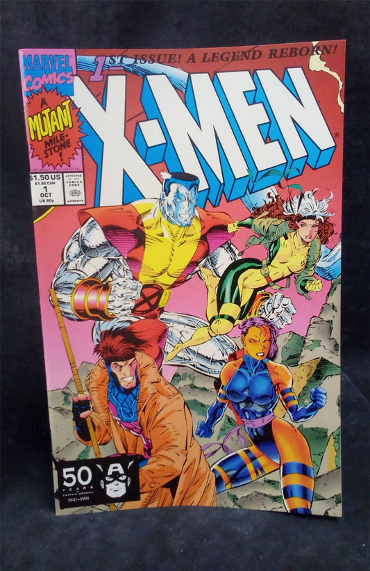XMen #1 Colossus and Gambit Cover 1991 Marvel Comics Comic Book