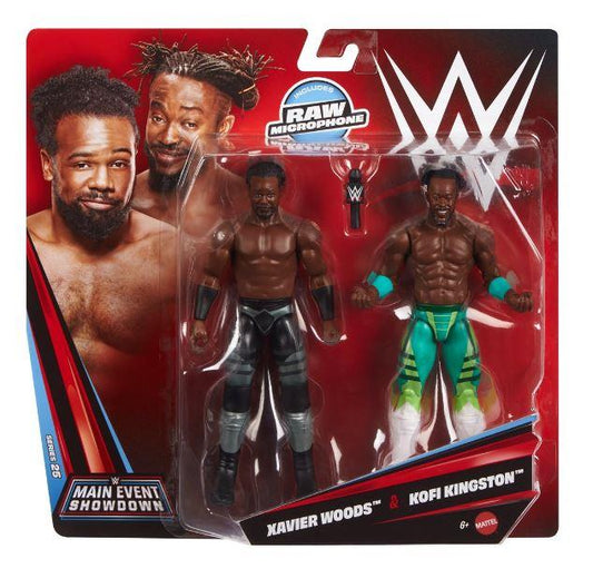WWE Championship Showdown Series 25 Action Figure 2-Pack Kofi Kingston And Xavier Woods by Mattel