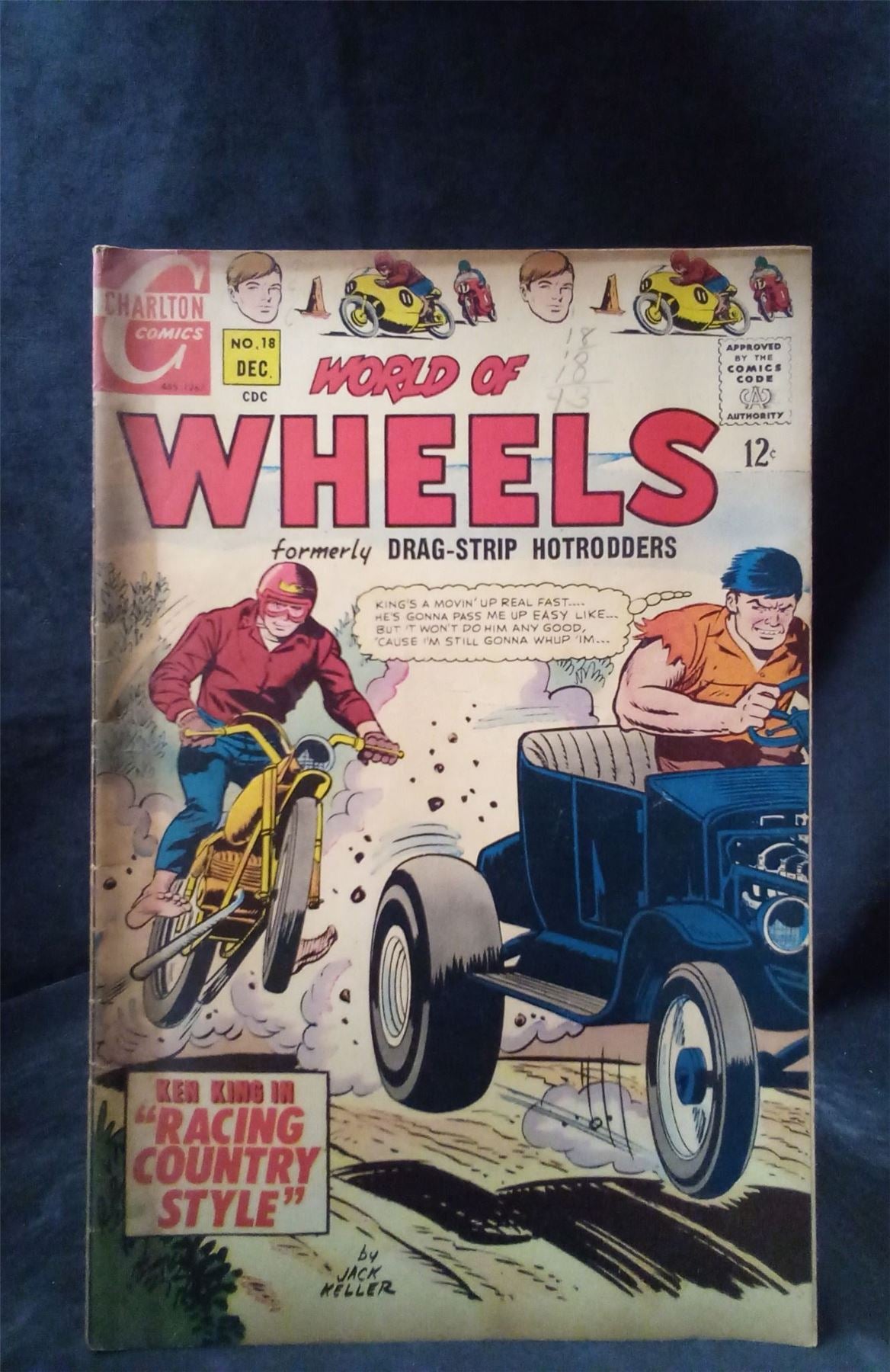 World of Wheels #18 1967 charlton Comic Book