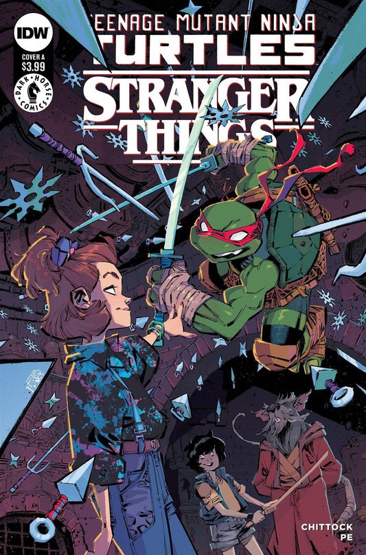Tmnt X Stranger Things #1 Cvr B Corona Idw-prh Comic Book