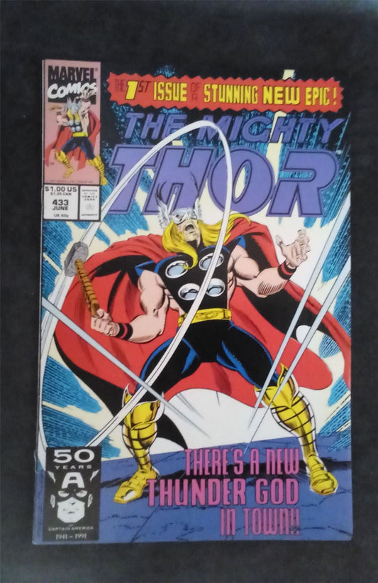 The Mighty Thor #433 1991 marvel Comic Book