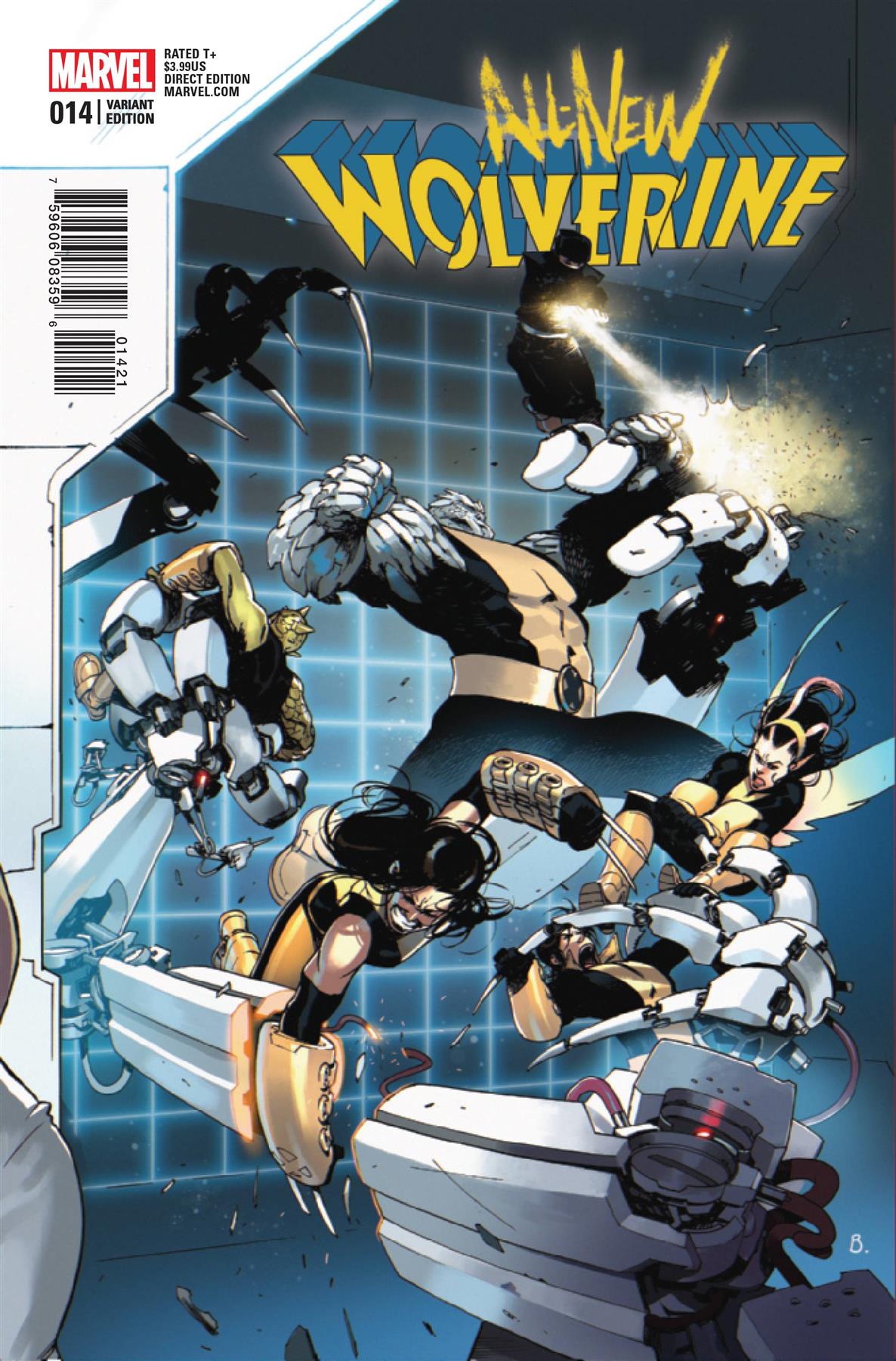 All New Wolverine #14 Bengal Connecting B Var (Bengal Connecting B Var) Marvel Comics Comic Book