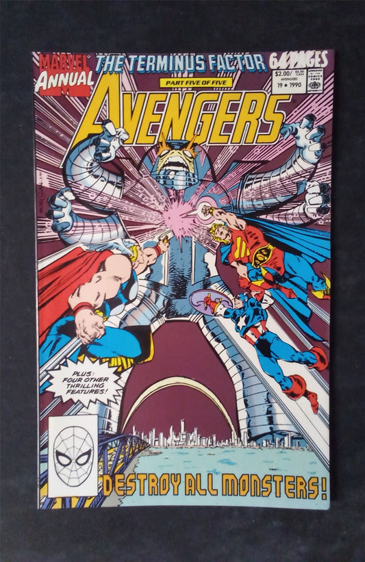 The Avengers Annual #19 Direct Edition 1990 marvel Comic Book