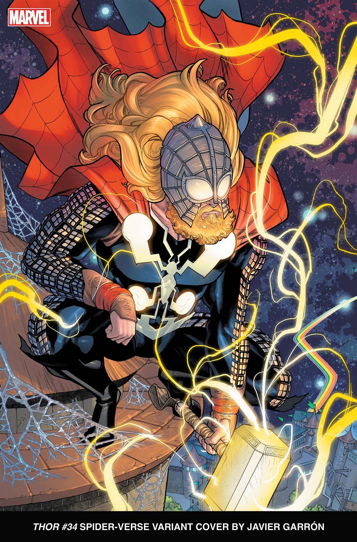 Thor #34 Garron Spider-verse Var (Garron Spider-verse Var) Marvel Prh Comic Book 2023