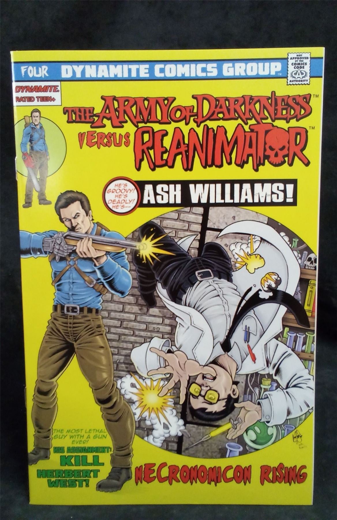 Army of Darkness vs. Reanimator: Necronomicon Rising #4 Cover K -  2022 dynamite entertainment Comic Book