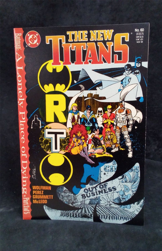 The New Titans #60 1989 DC Comics Comic Book