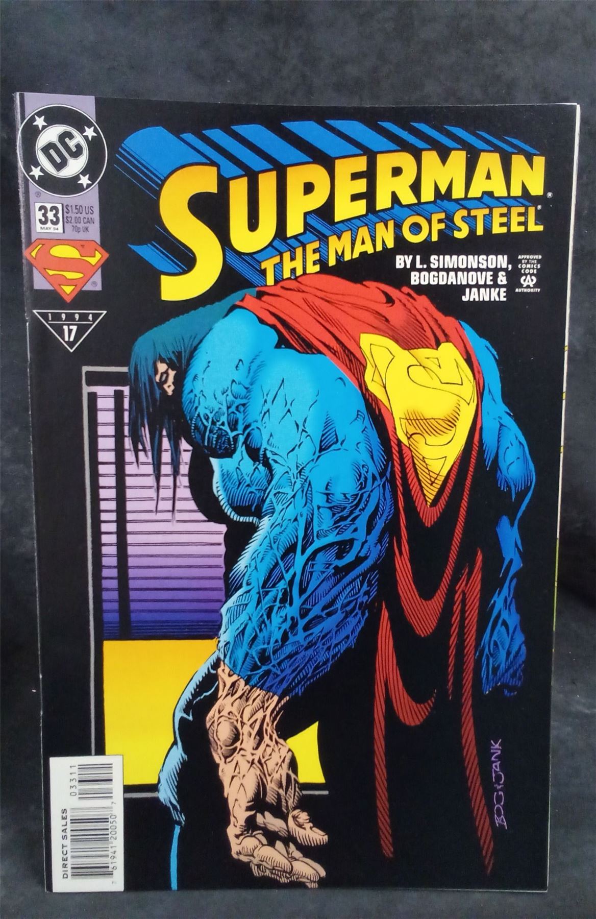 Superman: The Man of Steel #33 1994 DC Comics Comic Book