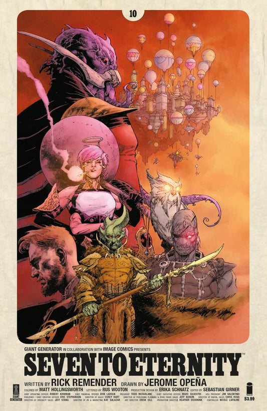 Seven To Eternity #10 (Cvr A Opena & Hollingsworth) Image Comics Comic Book