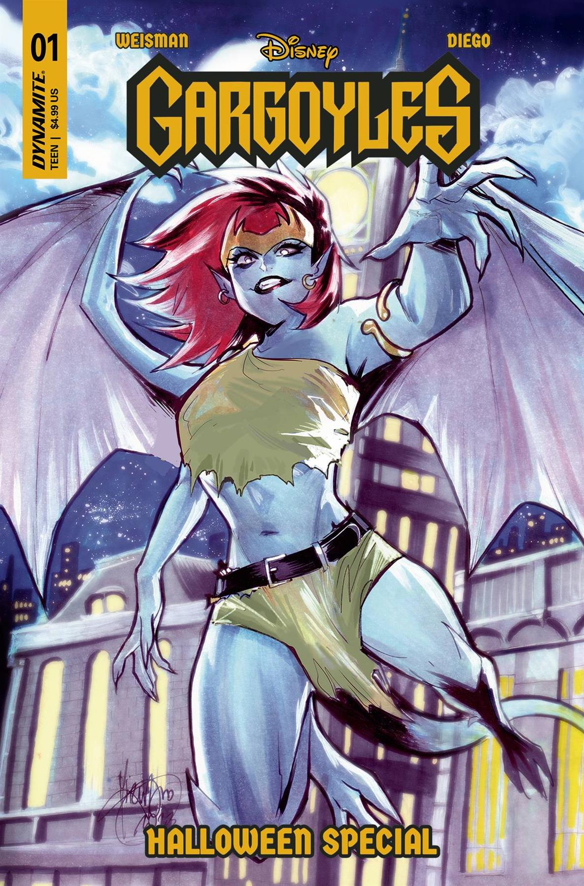Gargoyles Halloween Sp #1 Cvr C Andolfo Dynamite Comic Book