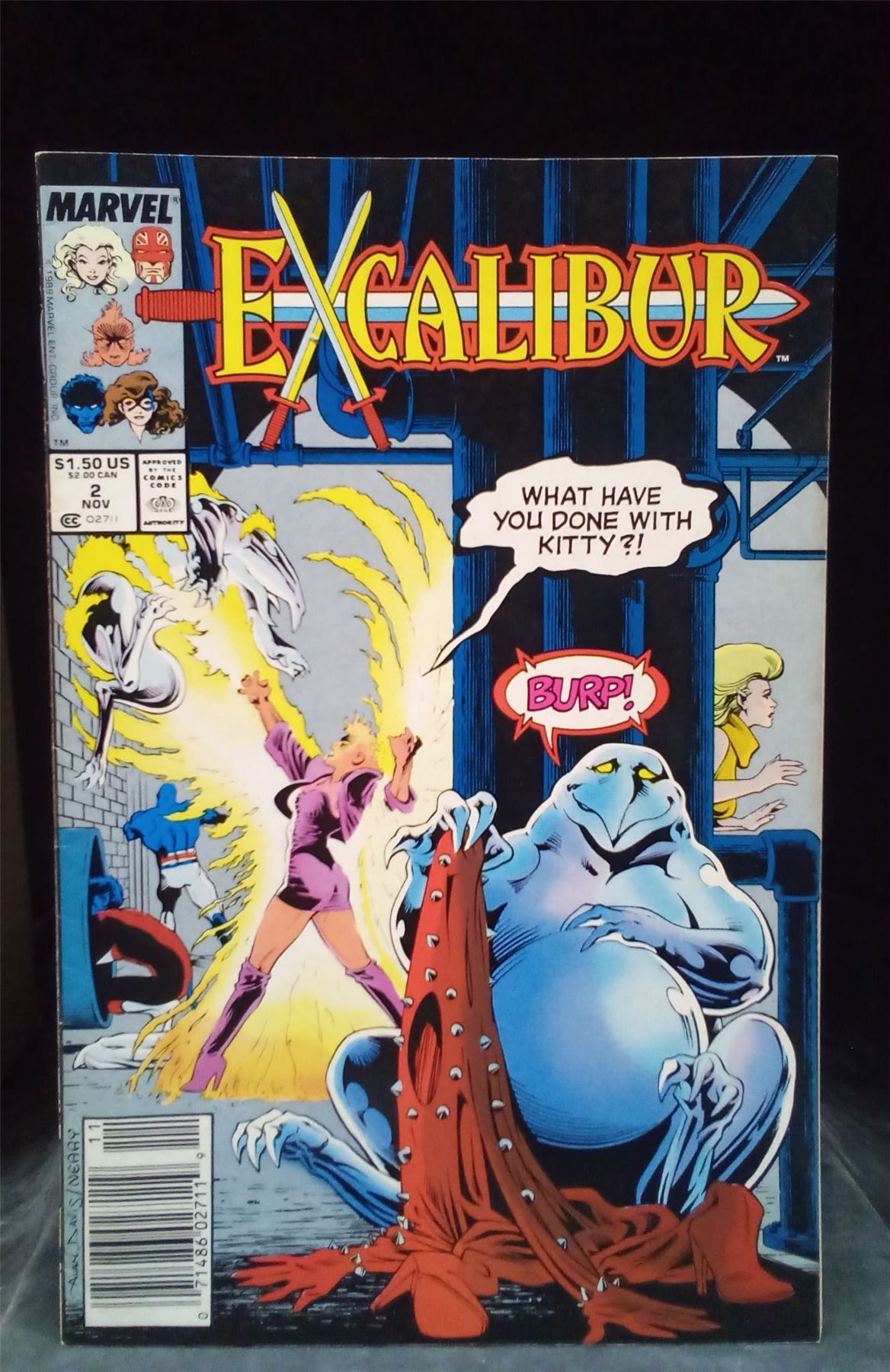 Excalibur #2 1988 Marvel Comics Comic Book