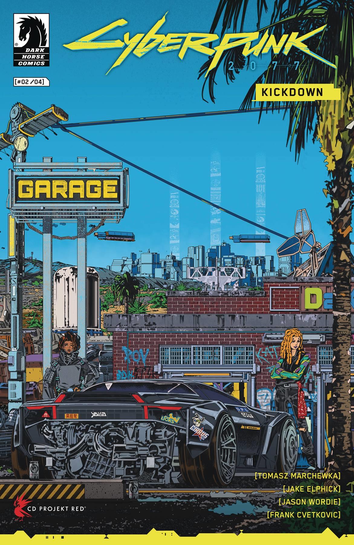 Cyberpunk 2077 Kickdown #2 Cvr B Rudcef Dark Horse Prh Comic Book