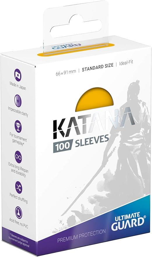 Ultimate Guard Katana Sleeves - Standard Size Yellow