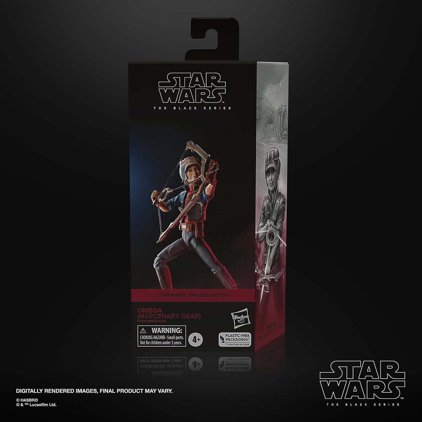 Star Wars Bad Batch Black Ser 6in Omega Mercenary Gear Action Figure