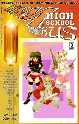 Ninja High School/Cerebus Kickstarter Edition #1 Aardvark Vanaheim Comic Book