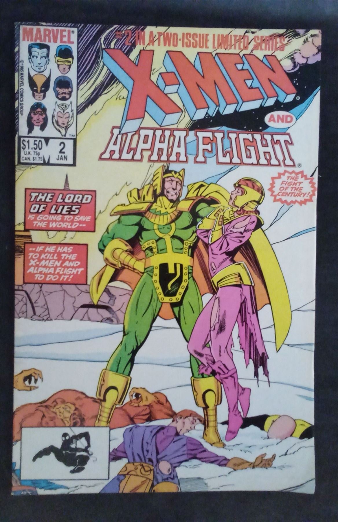 X-Men/Alpha Flight #2 1986 marvel Comic Book