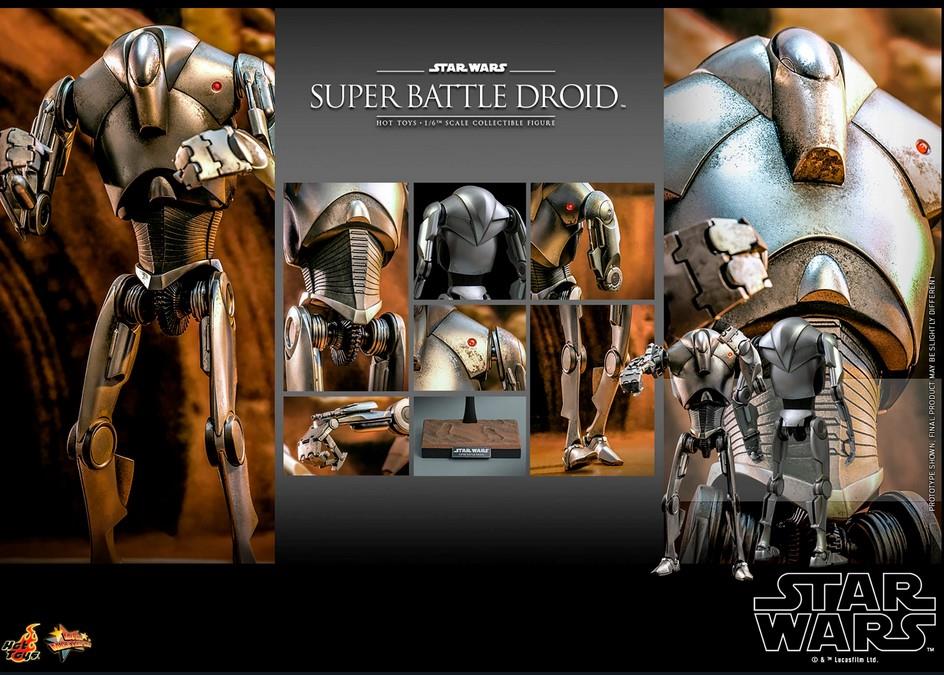 Super Battle Droid Episode II 1:6 Scale Action Figure Star Wars Hot Toy