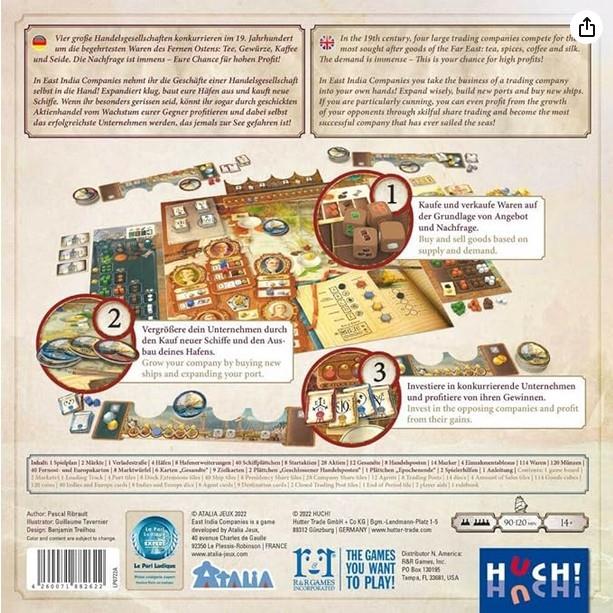 East India Companies Board Game by R & R Games